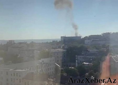Ukrayna Krımda Rusiya donanmasının qərargahını PUA ilə vurdu