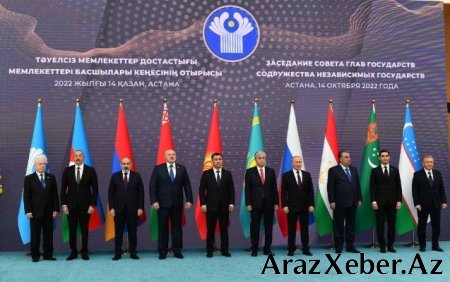 İlham Əliyev MDB Dövlət Başçıları Şurasının iclasında iştirak edir - FOTOLAR