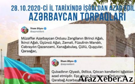 12 kəndin işğaldan azad edilməsindən 2 il keçir – SİYAHI 12 kəndin işğaldan azad edilməsindən 2 il keçir – SİYAHI