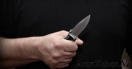 41 yaşlı kişi döş qəfəsindən BIÇAQLANDI