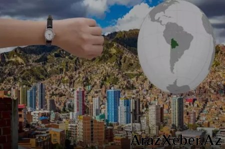 Yalnız burada saat əksinə dönür