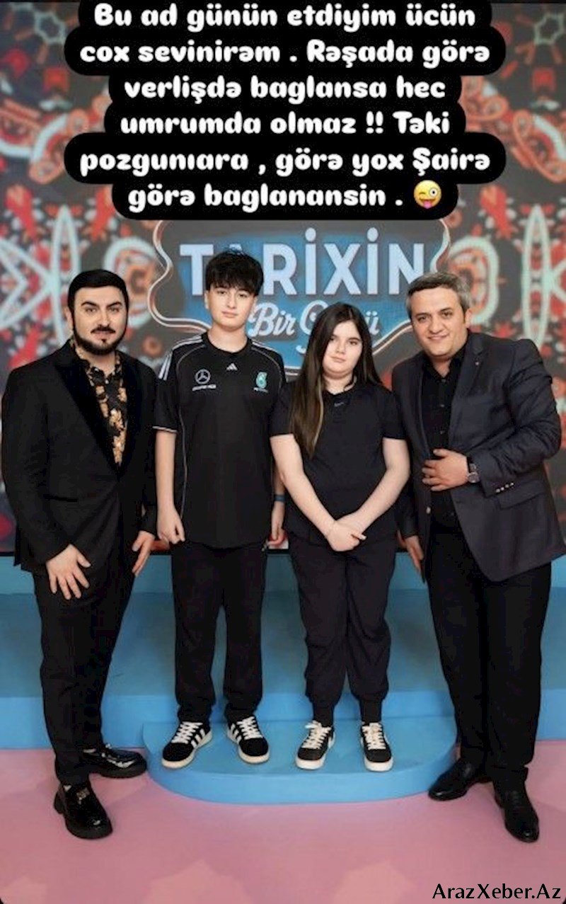 "Rəşada görə veriliş bağlansa, vecimə olmaz" — FOTO