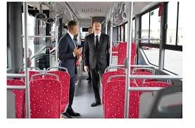 İlham Əliyev “BakuBus”ın Gəncə Avtoparkının açılışında - Fotolar