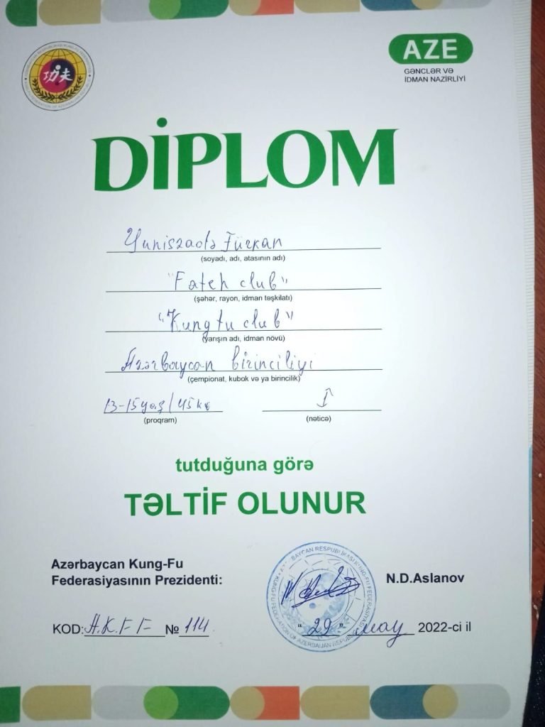 Yuniszadə Türkan – Azərbaycanın parlayan idman ulduzu